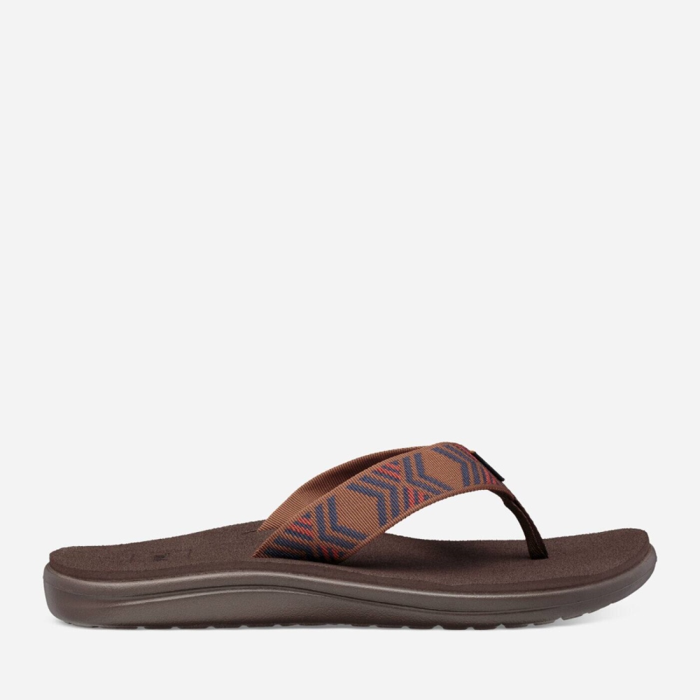 Teva Voya Flip - Men's Teva Sandals - Brown | India (WNVM50948)